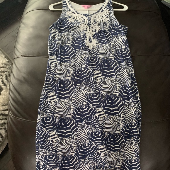 Lilly Pulitzer Oh Cabana Umbrella Print Dress - Picture 1 of 5